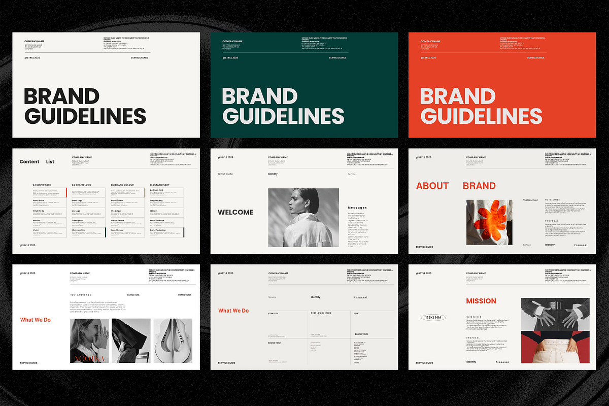 Miami | Brand Guidelines Template, a Presentation Template by Studio Industry (Photo 8 of 13)