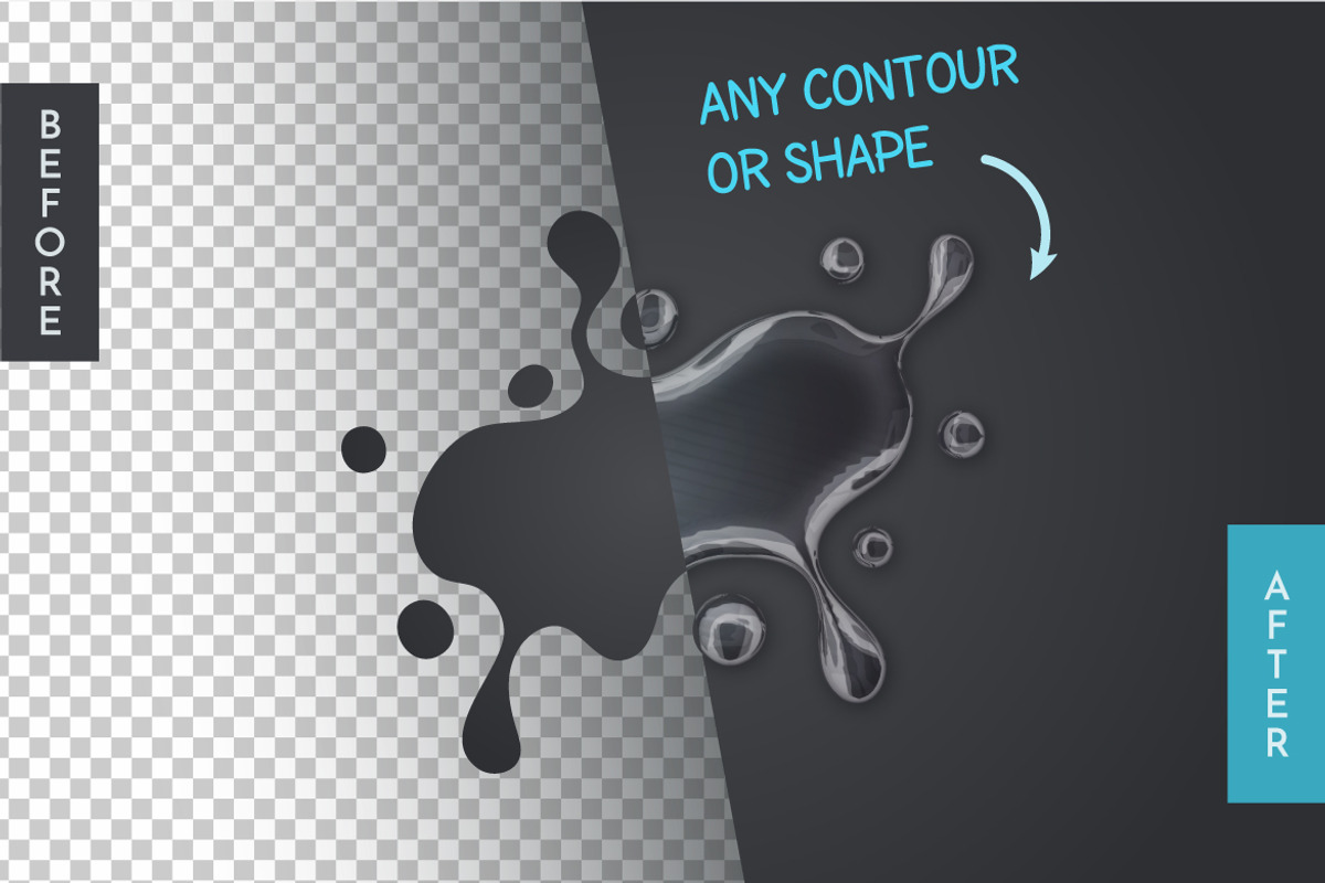 Drop Water Editable Text Effect, a Layer Style Add-On by rwgusev (Photo 3 of 5)