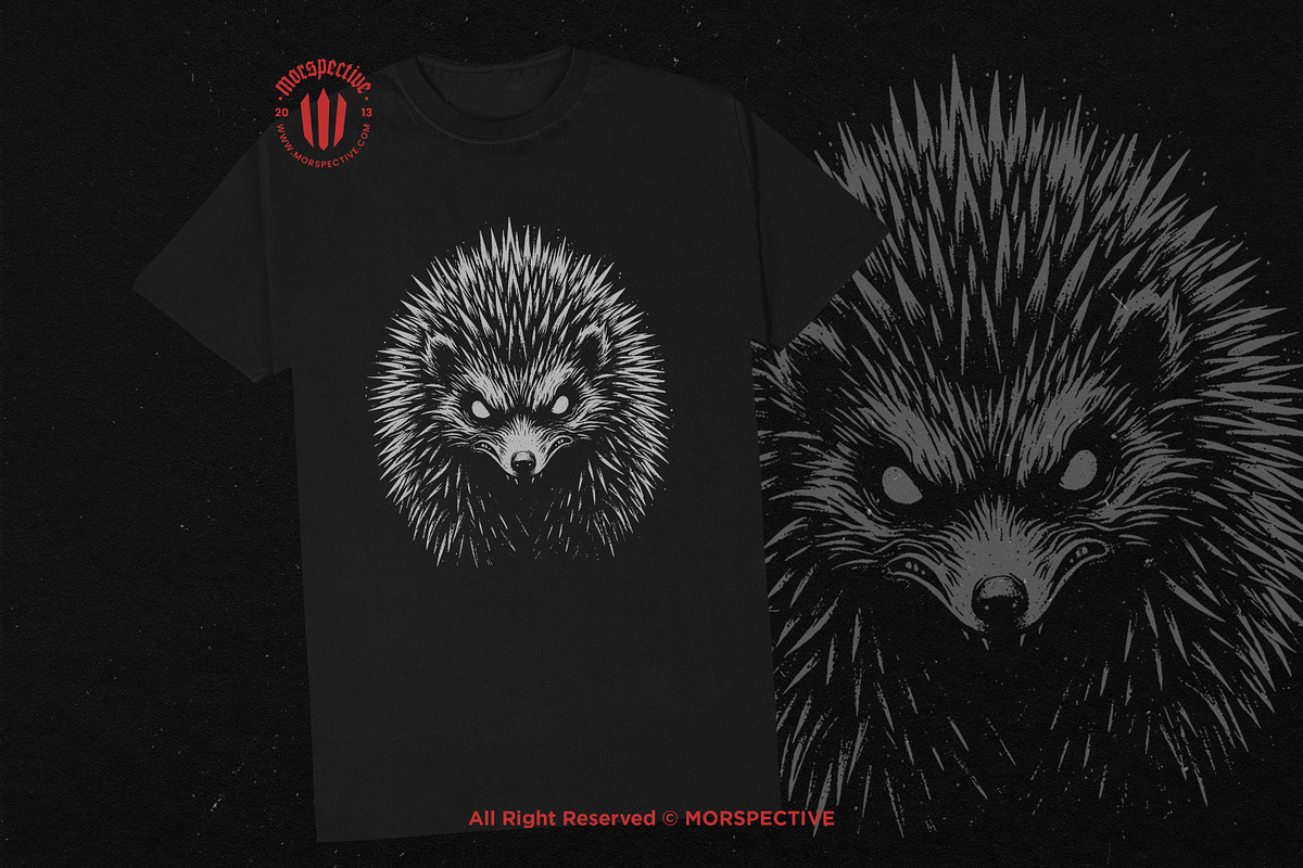 10 Bundle Dark Art Hedgehog thorns, an Illustration by Morspective (Photo 2 of 7)