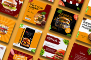 Burger / Food Instagram | CANVA, a Social Media Template by Azruca (Thumbnail 3 of 17)