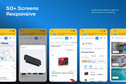 Website E-commerce UI kit, an UI Kit Template by Creative Perspective (Thumbnail 1 of 8)
