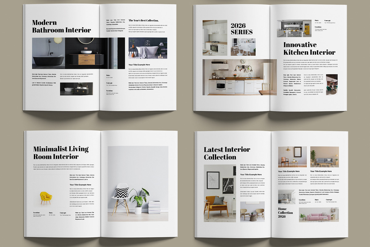 Digital Interior Design Brochure, a Brochure Template by MightyDesign (Photo 3 of 6)