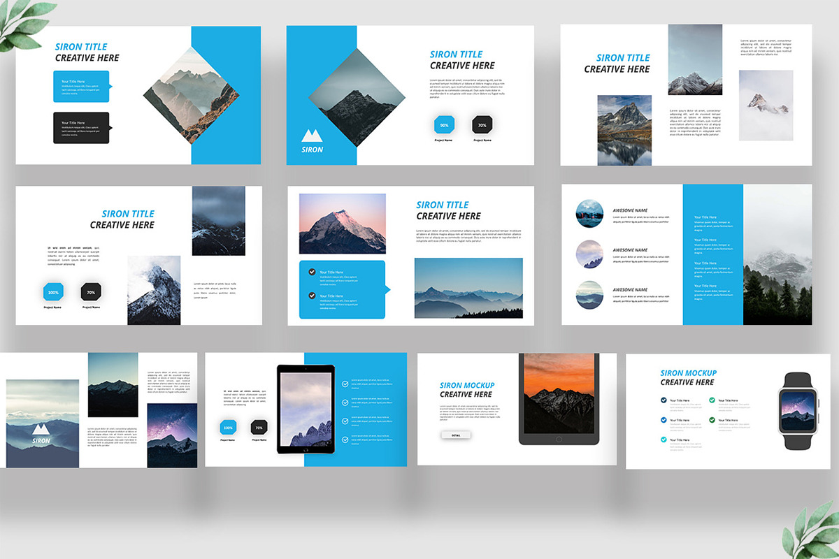 Siron Minimal Keynote, a Presentation Template by Infinity Vector Studio (Photo 4 of 5)