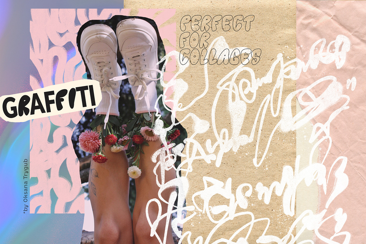 Graffiti Art & Grunge PNG Overlays, an Object Graphic by Oksana Trygub (Photo 1 of 19)