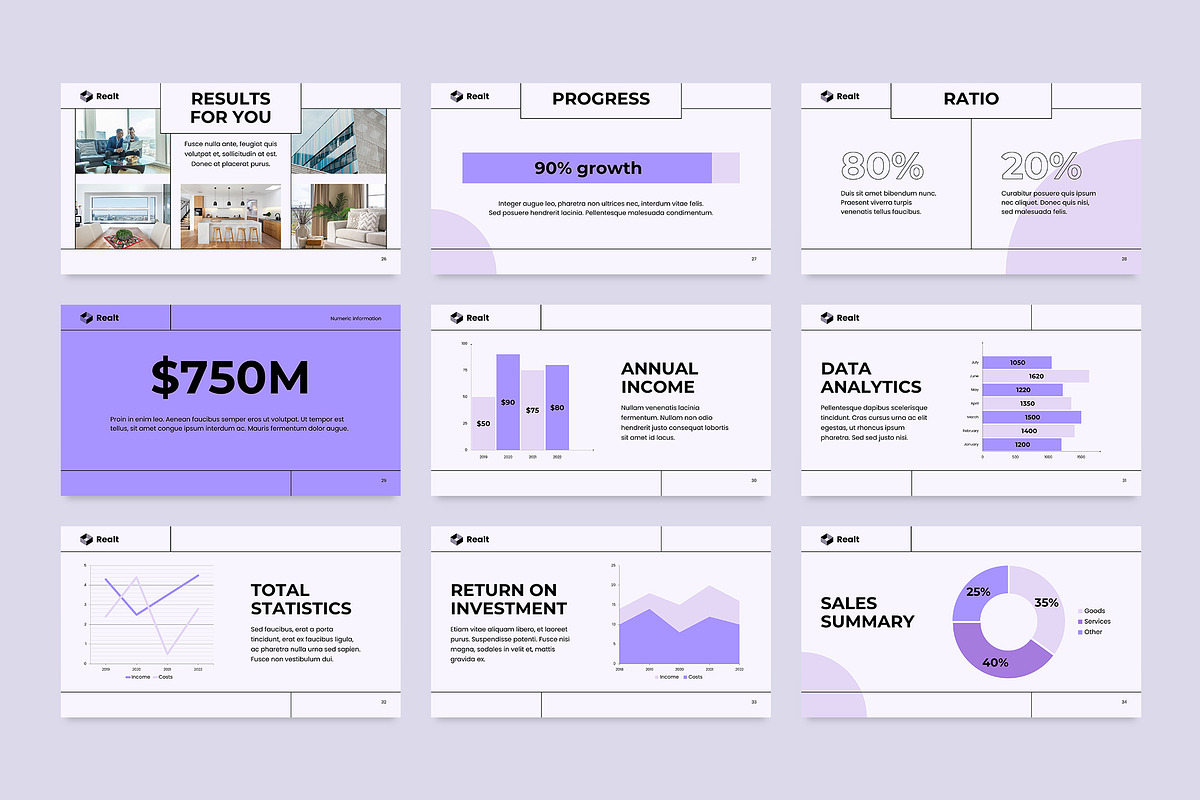 Real Estate PowerPoint Template, a Presentation Template by TemplatesNow! (Photo 10 of 13)