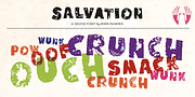 Salvation, a Font by Device (Thumbnail 3 of 6)