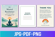 50+ Mental Resilience Affirmation, a Stationery Template by Designmela01 (Thumbnail 4 of 6)