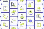 Tech and Engineering Icons Bundle, an Outline Icon by Creative Stall (Thumbnail 6 of 10)