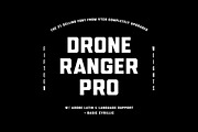 Drone Ranger PRO Font Family, a Sans Serif Font by Vintage Type Company (Thumbnail 1 of 12)