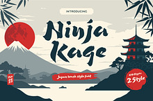 Ninja Kage - Japan Brush Style Font