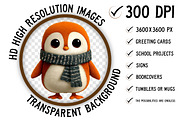 Cute Cartoon-Christmas Clipart, an Illustration by Craft Nest (Thumbnail 3 of 10)