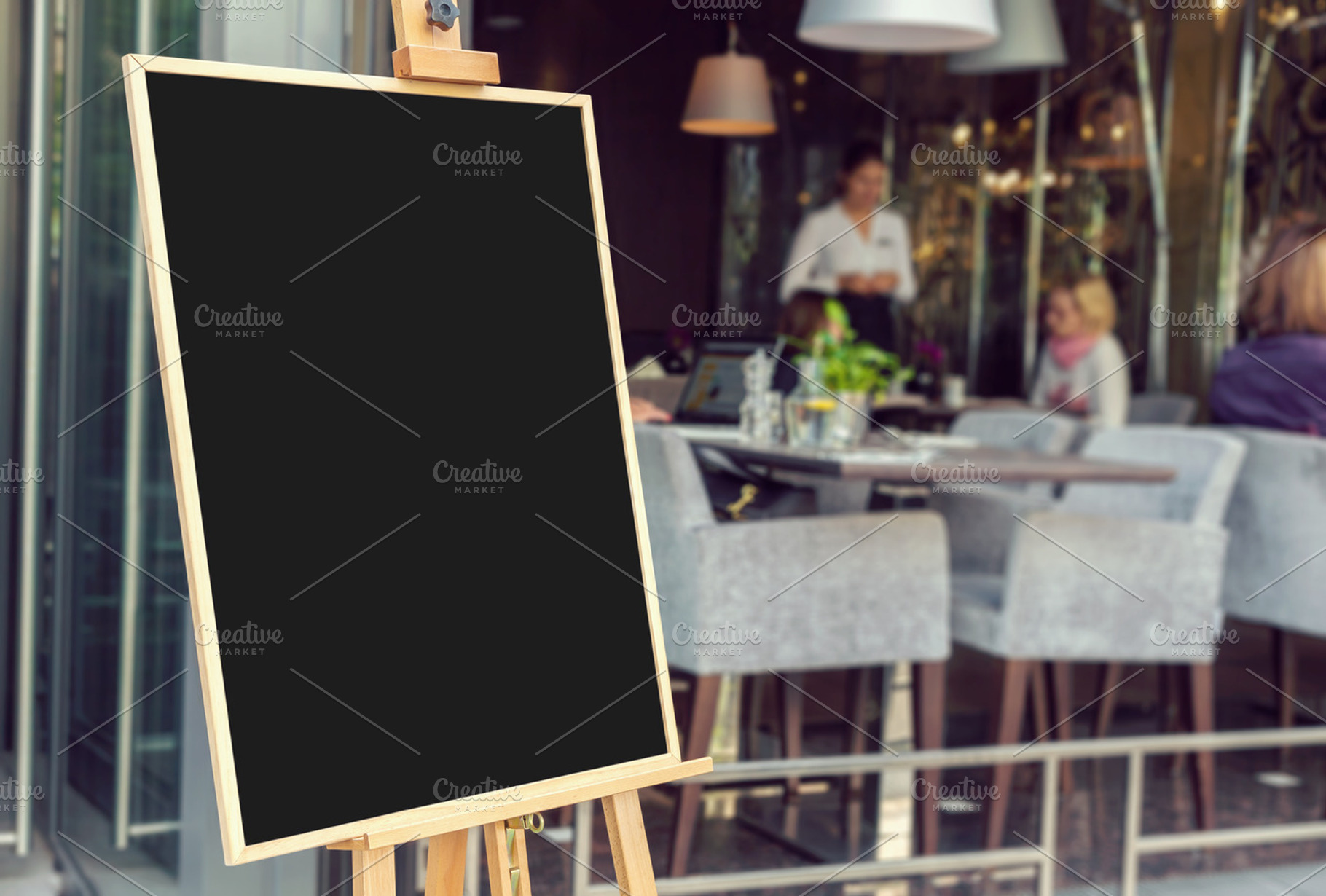 Blank restaurant menu blackboard, a Business Photo by BOOCYS