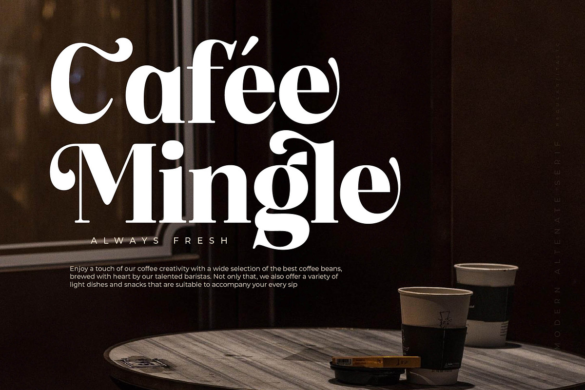 Monstac Realmid Modern Alternate, a Serif Font by Letterena Studios (Photo 3 of 15)