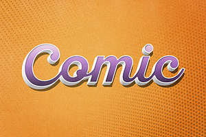 Vintage Comic Text Effects