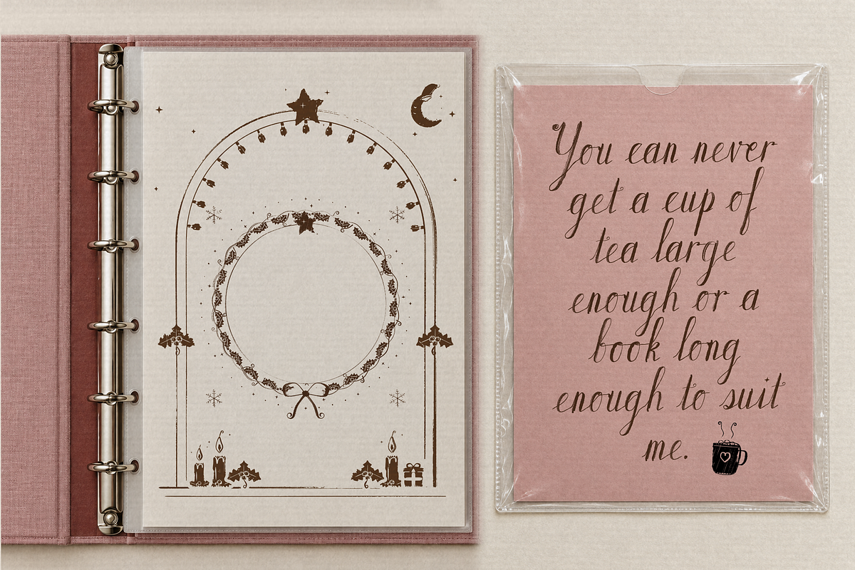 Moonlure – Textured Brush Script, a Handwritten Font by Lilithcollageart (Photo 9 of 15)