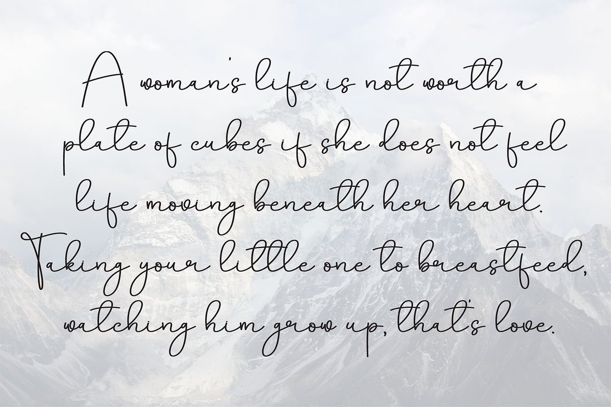 Hey Winter | Script Font, a Handwritten Font by Scratchones (Photo 6 of 8)