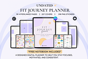 Fitness Digital Planner, a Templates & Theme by LumusStudio (Thumbnail 1 of 9)