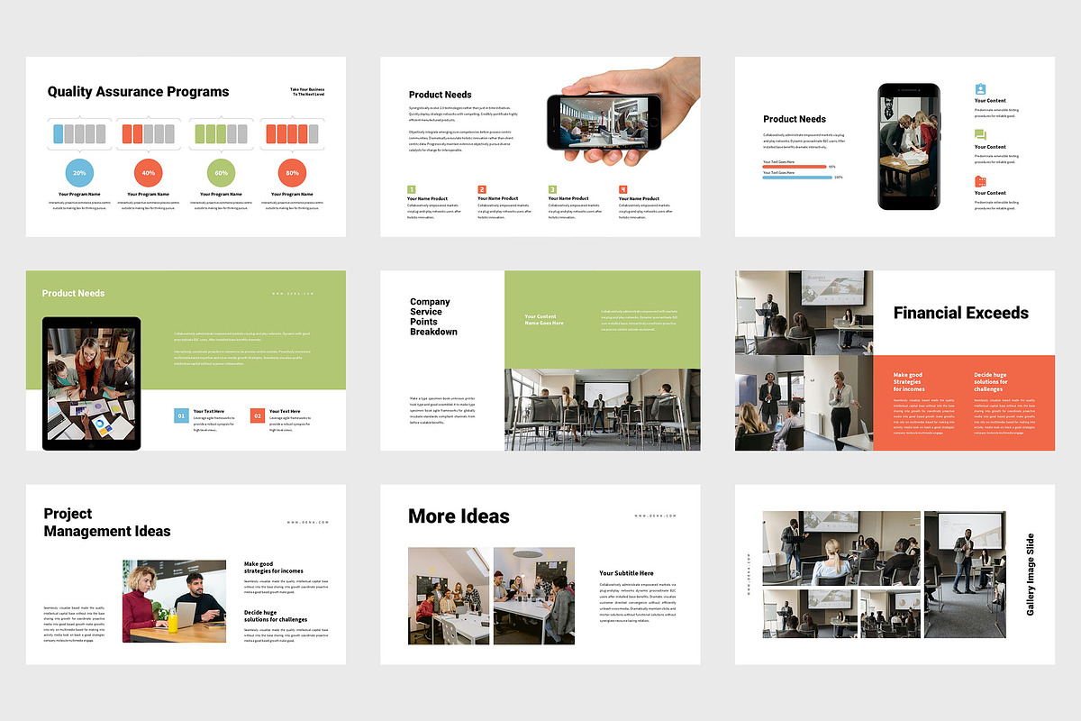 Dena Project Management GoogleSlides, a Presentation Template by Punkl Camp (Photo 2 of 9)
