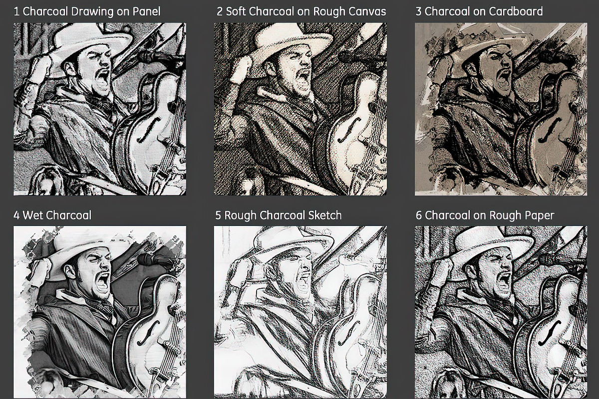 25 Master Class Charcoal Effects, an Action Add-On by Pencil Pixels (Photo 9 of 16)