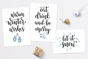 Winter season hand lettering bundle, a Graphic by InkySplash (Thumbnail 2 of 6)