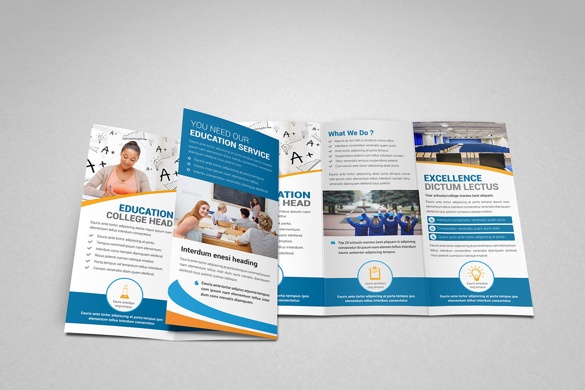 Education College Trifold V3, a Brochure Template by JanySultana (Photo 3 of 10)