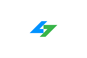 S Arrow Logo Template.