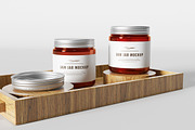 Jam Jar Packaging Mockup, a Packaging Mockup by AndikaGraphic (Thumbnail 3 of 7)