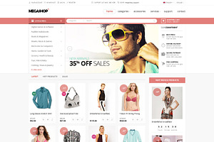 Megashop- multipurpose PSD template