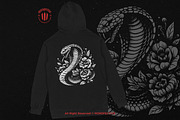 10 Bundle Dark Art Cobra Snakes, an Illustration by Morspective (Thumbnail 4 of 7)