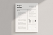 1 Page Resume Template Canva, a Resume Template by frommakertomaker (Thumbnail 1 of 5)