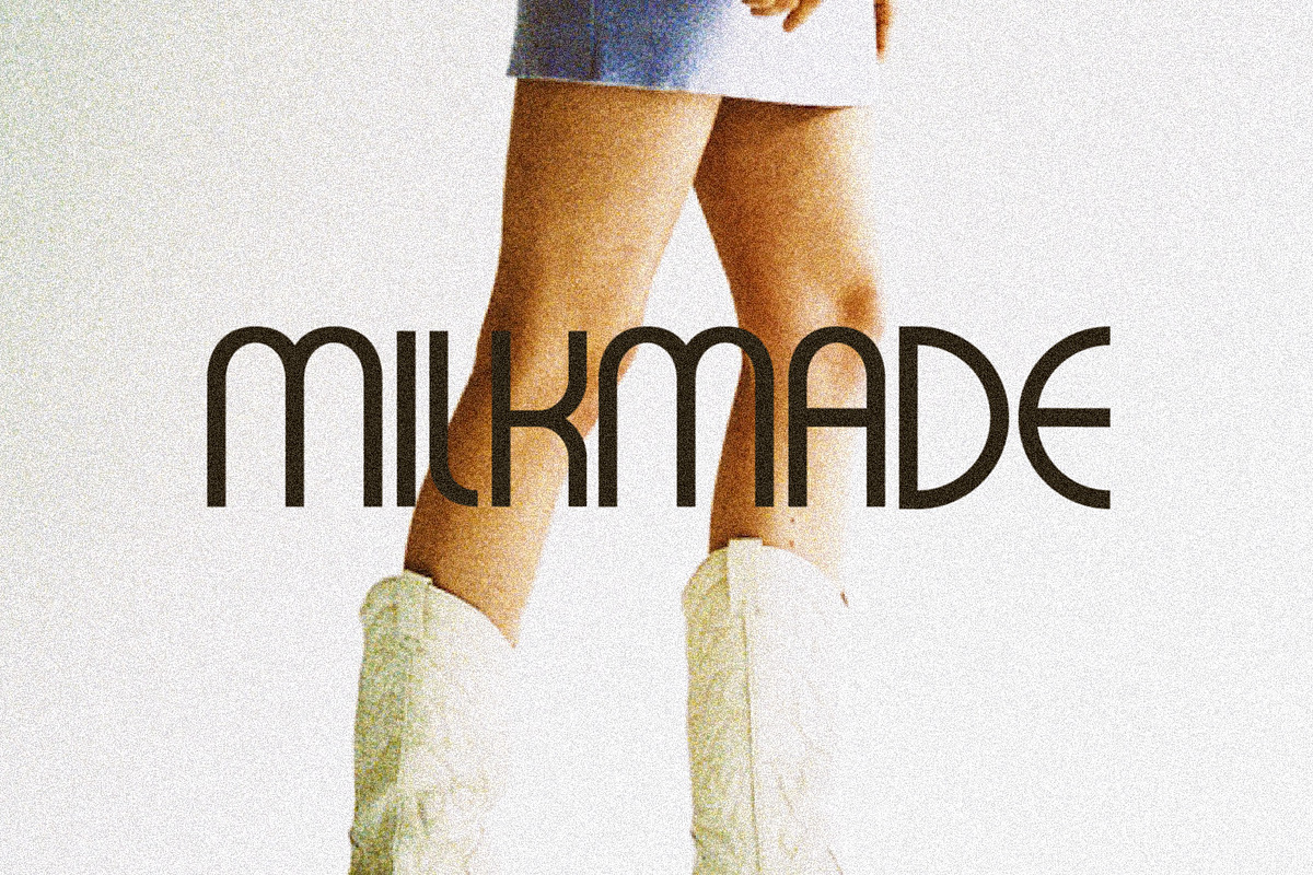 Milk Made - A Retro Font, a Sans Serif Font by Loryn Ipsum (Photo 1 of 13)