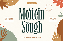 Moftein Sough - Display Font + Bonus