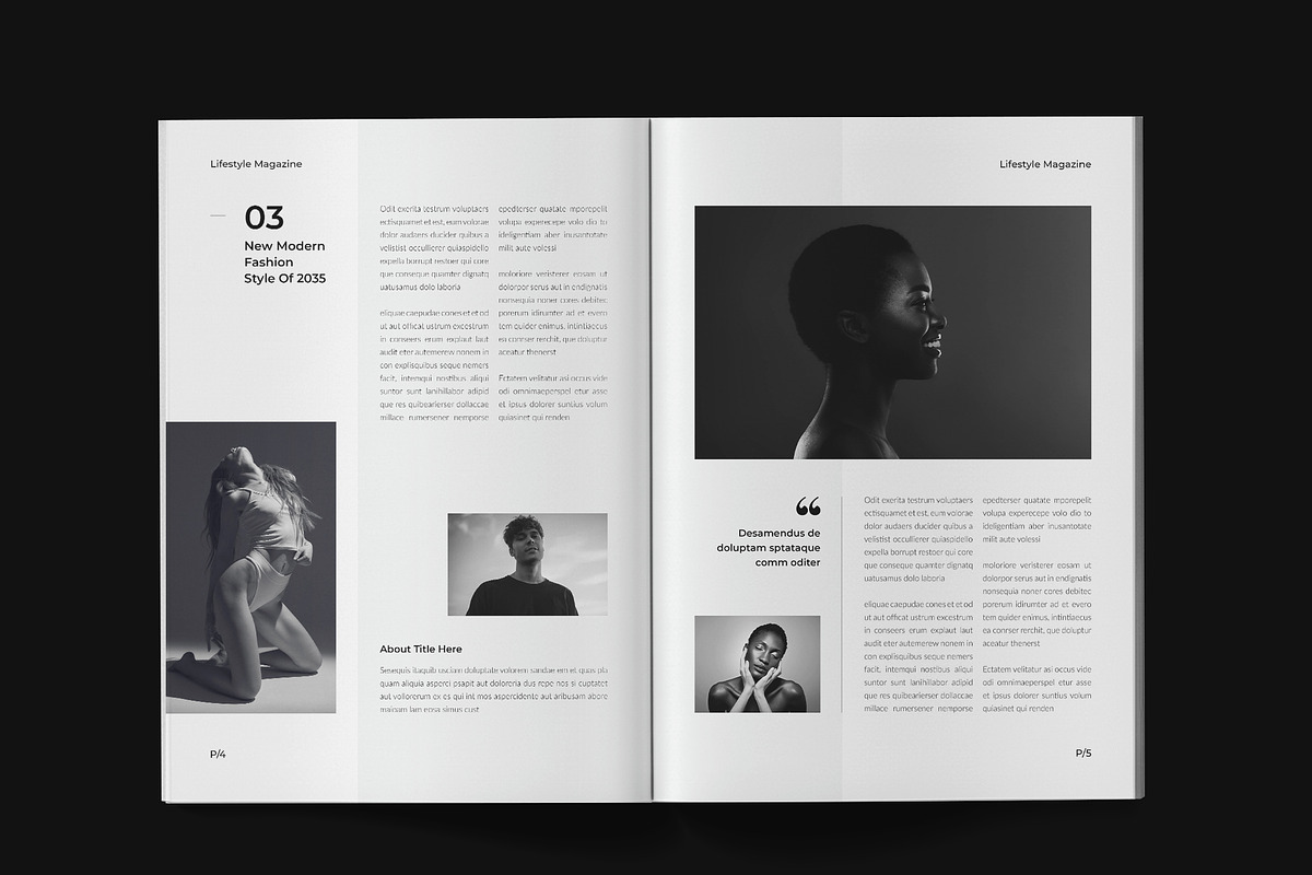 The Lifestyle Magazine Template, a Magazine Template by Spark_Creative (Photo 3 of 7)