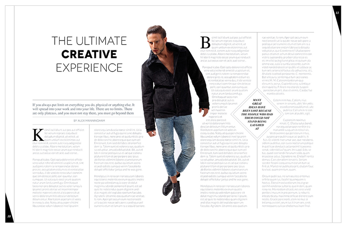 Magazine Template InDesign 12, a Magazine Template by Love Graphic Design (Photo 14 of 20)