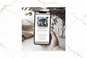 Digital Funeral Invitation CV FR005, a Social Media Template by TyphoonStudio (Thumbnail 3 of 5)