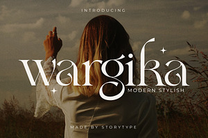 Wargika Modern Stylish Serif Font