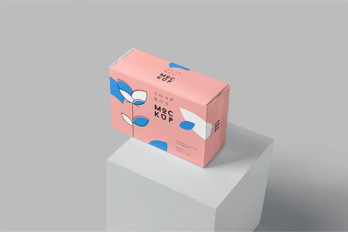 Soap Box Mockups, a Packaging Mockup by megostudi0 (Photo 3 of 6)