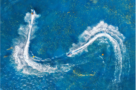 Aquabike championship on Jarun lake, a Sports & Recreation Photo by den-belitsky