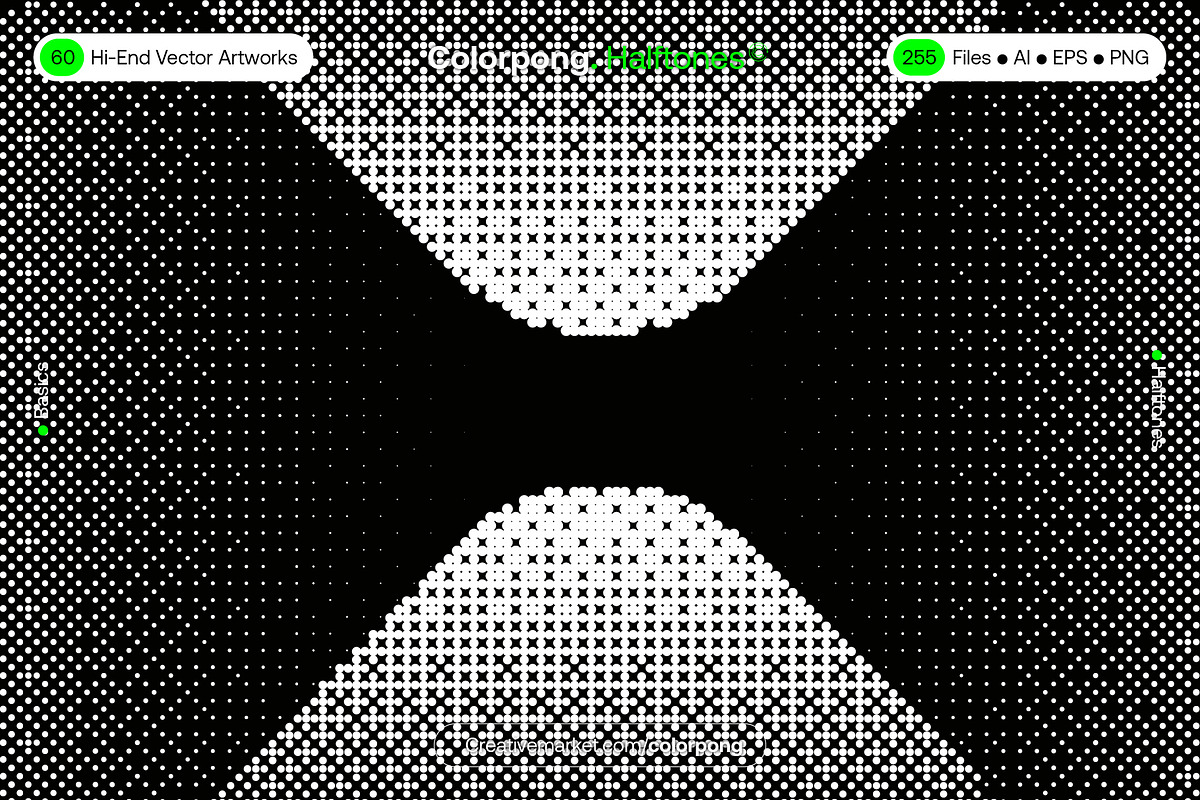 Halftones – Vector Bundle, a Background Graphic by Colorpong (Photo 14 of 19)