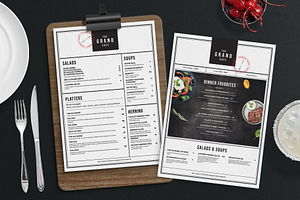 Menu Template, a Flyer Template by BrandPacks