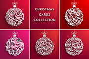 Christmas Cards Collection, a Decorative Illustration by Greeek (Thumbnail 1 of 6)