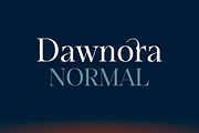 Dawnora Normal, a Serif Font by Typomancer (Thumbnail 1 of 4)