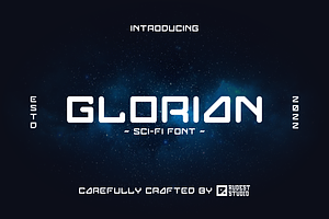 Glorian - Sci-Fi Font