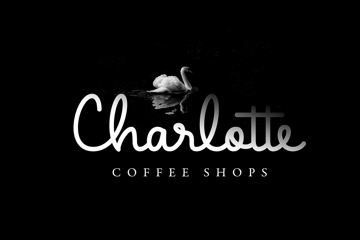 Caroline - monoline script font