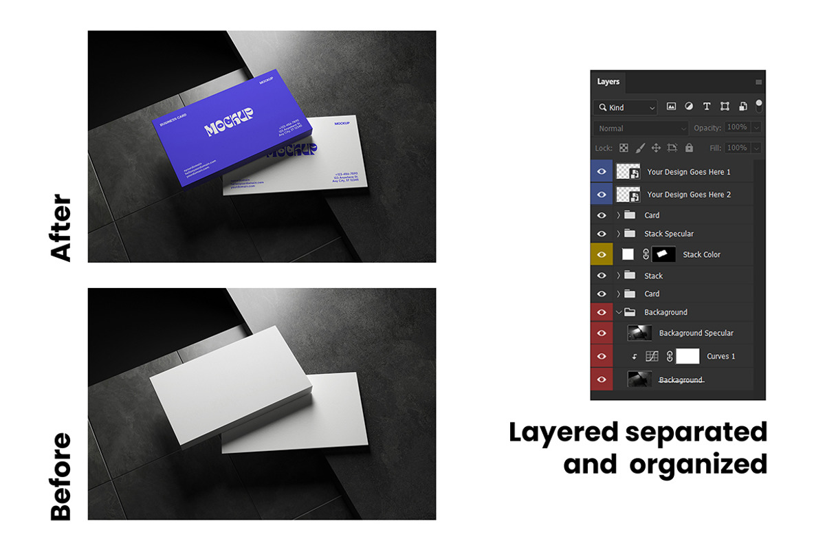Elegant Business Card Mockup, an Advertising Mockup by My Code Std (Photo 6 of 6)