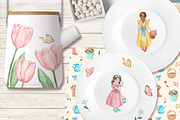 In the Garden-Watercolor Set, a Decorative Illustration by Irina Diasli (Thumbnail 9 of 10)