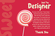 Sweet Candy Display Font, a Handwritten Font by Tera Asset Garage (Thumbnail 5 of 8)