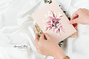 Magnolia Clipart Set, a Seasonal Illustration by Leonaa art (Thumbnail 4 of 10)