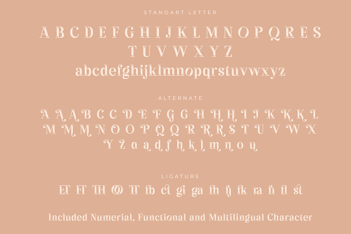 Hegissa Elegant Serif Font, a Serif Font by RantautypeStudio (Photo 16 of 17)