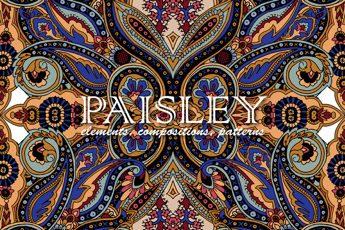 Paisley Vector Bundle, an Illustration by StabuLaRasa illustration (Photo 1 of 27)
